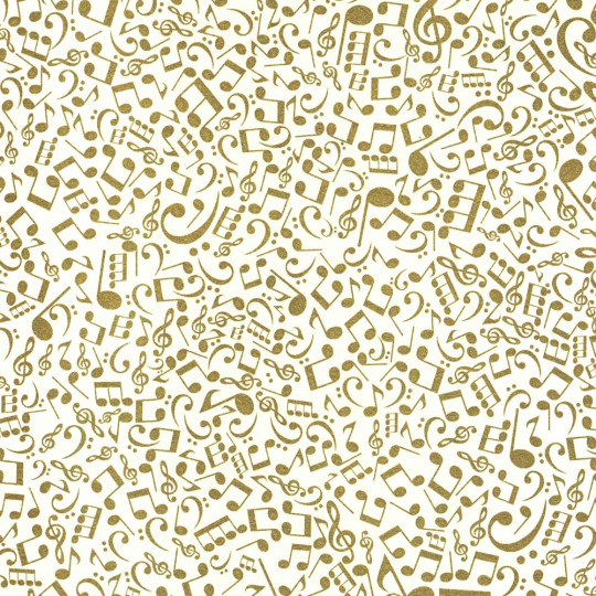 Golden Musical Notes Italian Paper ~ Rossi Italy